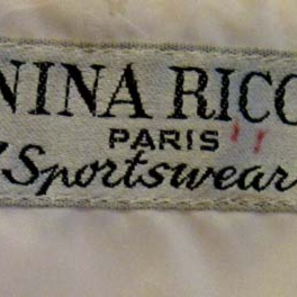 Vintage VOGUE NINA RICCI Wedding Gown Paris Original Pattern #1363 - Size 12 - U - Picture 3 of 3